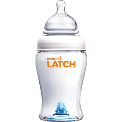 Afbeelding van Munchkin Babyfles 1 pack Latch bottle baby fles 240ml Anti Colic babyflesje