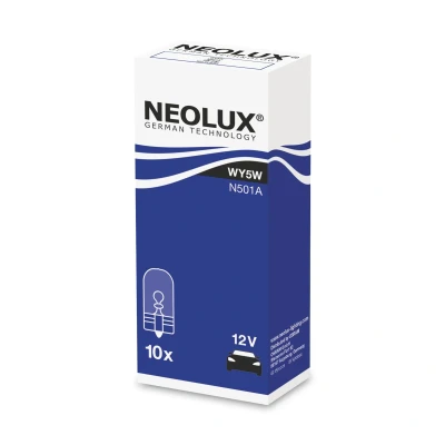 Afbeelding van NEOLUX N501A Autolampen Oranje 12 5 Wy5W FORD: Transit V363 Platform / Chassis, FOCUS 3, Van, RENAULT: Trafic VOLVO: V50