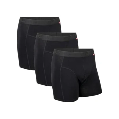 Afbeelding van Danish Endurance Organic 3 PACK Onderbroeken, Heren, Maat: 4XL, Black