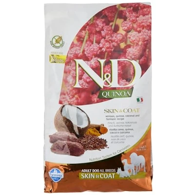 Afbeelding van Farmina N&amp;D Grain Free Dog Quinoa Skin &amp; Coat Adult Venison 2.5 kg Hond