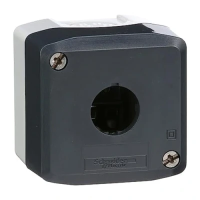 Afbeelding van Schneider Electric XALD01 Lege behuizing 1 inbouwplaats Zonder markering Donkergrijs, Lichtgrijs stuk(s)