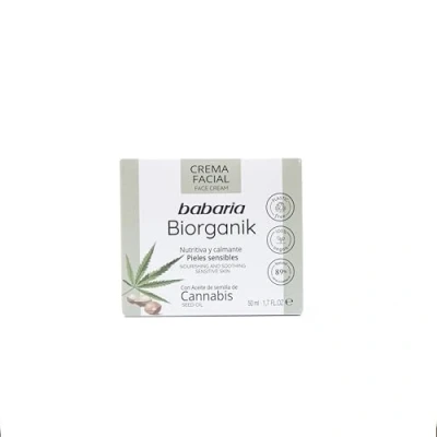 Image de Crème visage nourrissante cannabis babaria (50 ml)