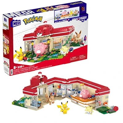 Image de Jeu de construction Mega Bloks Centre Pokémon Forêt
