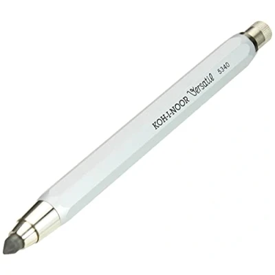 Afbeelding van Koh I Noor Metalen stifthouder + slijper 5340, Ø 5,6mm Zilver