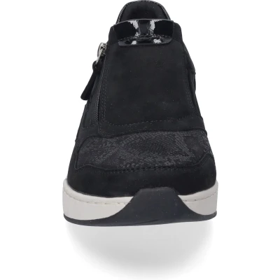 Afbeelding van Josef Seibel ELLI Sneakers laag, Dames, Maat: 40, Schwarz Leer en textiel