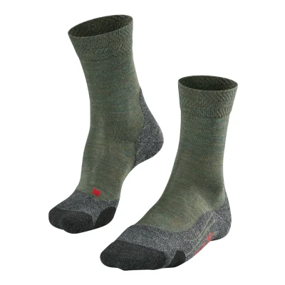Afbeelding van Falke TK2 Explore Melange Trekking Functional Mediumcushioned Sportsokken, Heren, Maat: 42/43, Ivy green