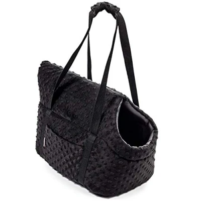 Afbeelding van Pet Carrier Hondendrager R2 M Zwart Minky