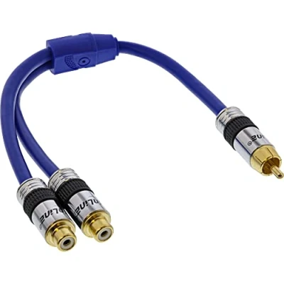 Afbeelding van InLine 2in1 (0.25 m, RCA), Audiokabel