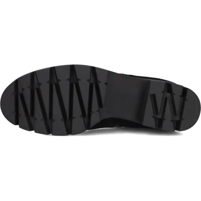 Afbeelding van Gabor Chelsea Enkellaarsjes met plateauzool, Dames, Maat: 39, Schwarz Veloursleer