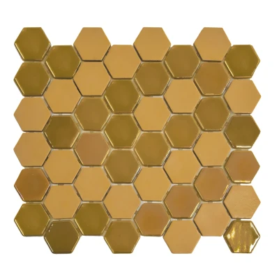 Afbeelding van The Mosaic Factory Valencia Mosterd Hexagon