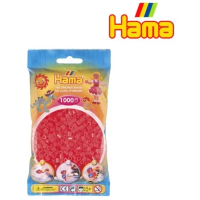 Afbeelding van Hama Strijkkralen 1000 Stuks Rood Neon