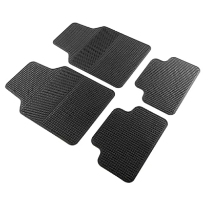 Afbeelding van WALSER EVO 28038 Vloermatset Rubber voor en achter 4 zwart Universeel geschikt 64 x 45, 45 33