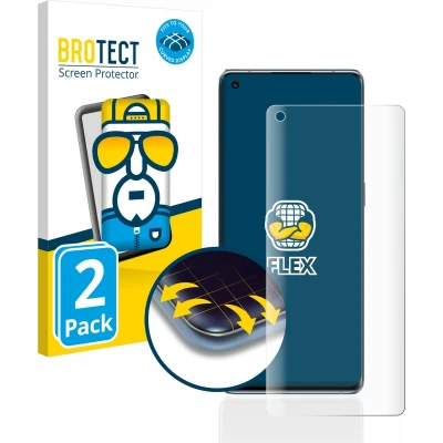 Afbeelding van BROTECT Screenprotector voor Oppo Reno 6 Pro 5G Folie Beschermfolie transparant volledig dekking (2 Stuks)