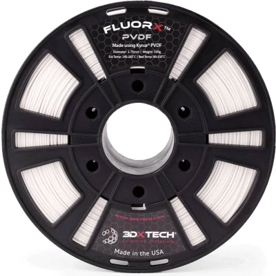 Afbeelding van 3D Xtech PVD1010750N FluorX™ PVDF Filament Chemisch bestendig, UV bestendig 1.75 mm 750 g Natuur, Naturel 1 stuk(s)