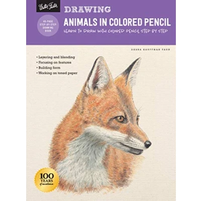 Afbeelding van Drawing: Animals in Colored Pencil