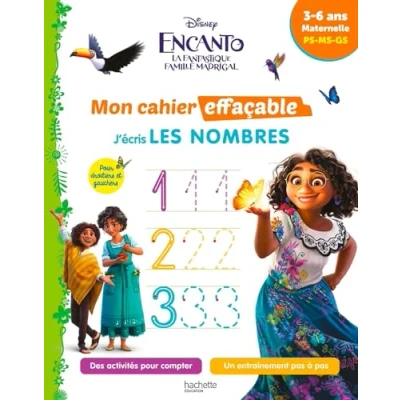 Afbeelding van ENCANTO MON CAHIER EFFACABLE J&#039;ECRIS LES NOMBRES
