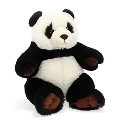 Afbeelding van Keel Toys KEELECO SE2118 pluche dier, 100% gerecycled, milieuvriendelijk speelgoed voor kinderen, panda, 20 cm