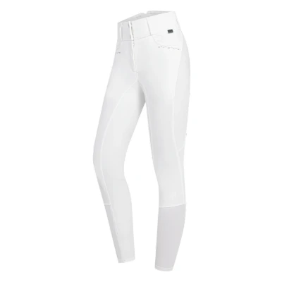 Image de ELT Pantalon d&#039;Équitation Mathilda Glam Taille Haute Blanc