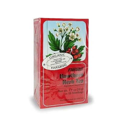 Afbeelding van Floradix Hawthorn Biologische Theezakjes, 15 zakjes