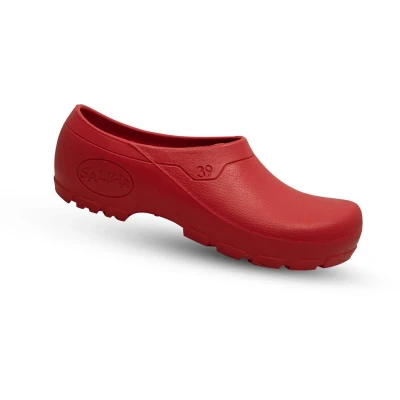 Afbeelding van Saliha Fashion Multi Klomp Gesloten Rood Maat 35
