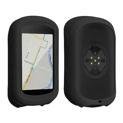 Afbeelding van kwmobile hoes geschikt voor Garmin Edge 840 / 540 Siliconen beschermhoes fietsnavigatie zwart