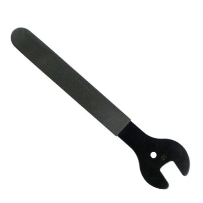 Image de Dresco touche de la pédale 14 mm acier noir taille 15