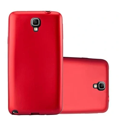 Afbeelding van Cadorabo Hoesje geschikt voor Samsung Galaxy NOTE 3 NEO in METALLIC ROOD Beschermhoes gemaakt van flexibel TPU silicone Case Cover