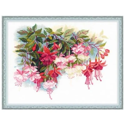 Afbeelding van Borduurpakket fuchsia