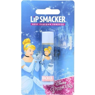 Afbeelding van Lip Smacker Disney Princess collectie, Cinderella lippenbalsem voor kinderen, veilig en kleurloos een natuurlijke afwerking, sprankelende vanillesmaak