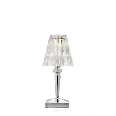 Afbeelding van Kartell LED tafellamp Batterij, 26cm, chroomkleurig, IP54