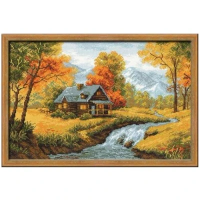 Afbeelding van Riolis borduurpakket Autumnal View 1079