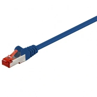Afbeelding van Netwerkkabel Cat6 S/FTP 15 meter (100% koper, LSZH, Blauw)