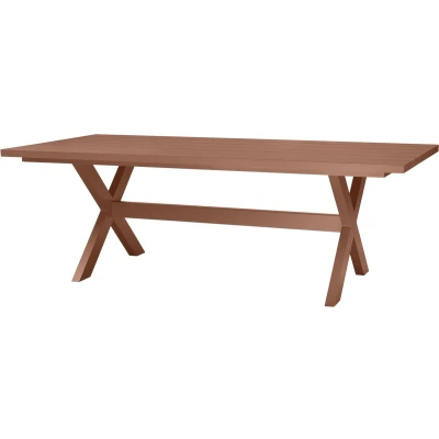 Afbeelding van Exotan Delta Picknicktafel Aluminium Terra