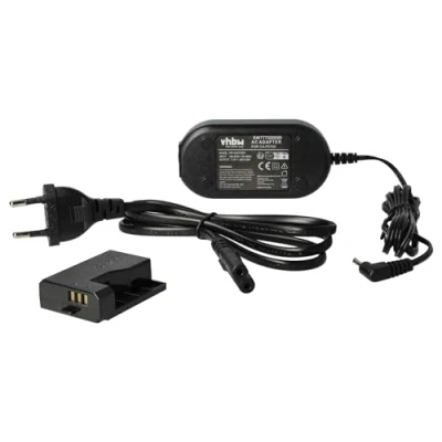 Image de vhbw Bloc d&#039;alimentation, Chargeur Adaptateur Compatible avec Canon EOS 2000D, 4000D Appareil Photo, caméra vidéo Câble 2m, coupleur DC