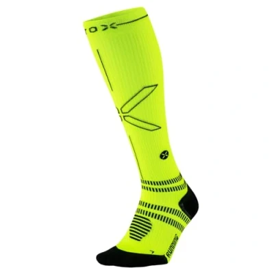 Afbeelding van STOX Energy Socks, chaussettes de course pour femme, classe compression 23 32 mmHg, semelle fine, bas compression, contention,