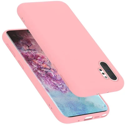 Afbeelding van Cadorabo Hoesje geschikt voor Samsung Galaxy NOTE 10 PLUS in LIQUID ROZE Beschermhoes gemaakt van flexibel TPU silicone Case Cover