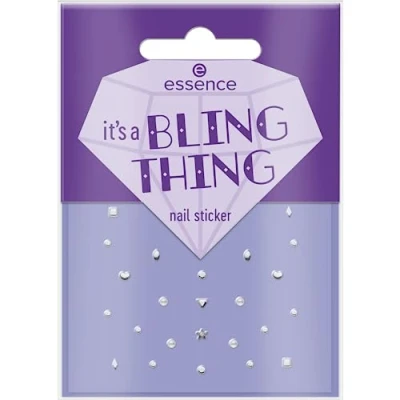 Afbeelding van Essence It&#039;s a BLING THING Nagelstickers, meerkleurig, dekkend, express resultaten, gemakkelijk te verwijderen, zonder nanodeeltjes, 1 stuk (28 stuks)