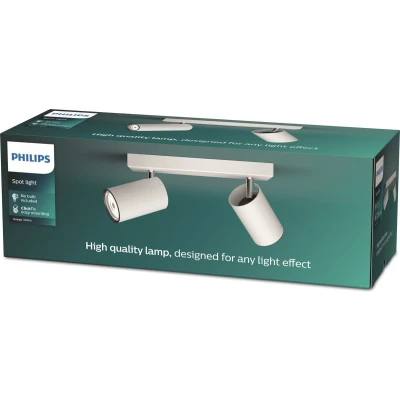 Afbeelding van Philips Kosipo opbouwspot 2 lichts wit
