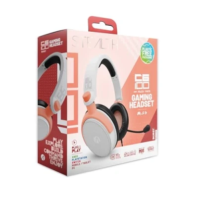 Afbeelding van Stealth C6 100 BURST Gaming Headset Perzik/Wit Xbox, PS4/PS5, Switch, PC &amp; Mobile