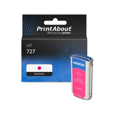 Afbeelding van Huismerk HP B3P20A (727) Inktcartridge Magenta Hoge capaciteit