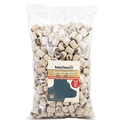 Afbeelding van Beeztees Mini Mergkoekjes Hondensnack Rund Voordeel 1400 gram