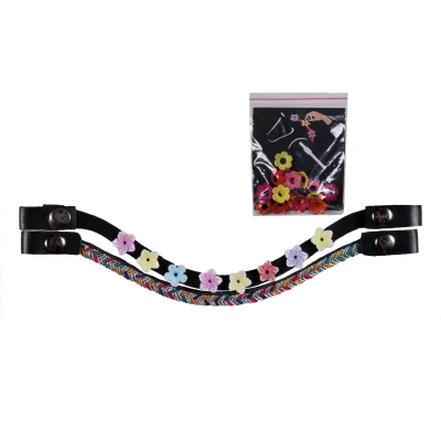 Image de HKM Frontal Hobby Horsing Jeu de 3 Fleur