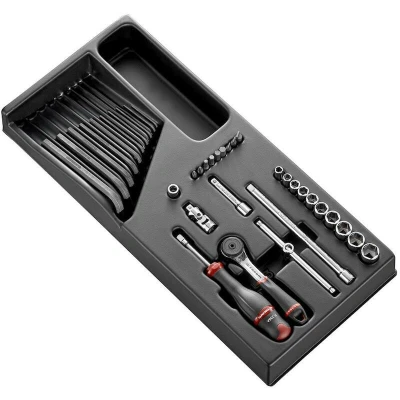 Afbeelding van Facom MOD.R161 26 module 1/4 inch 6 KANT doppen inbussleutels en bits, Actie 2020