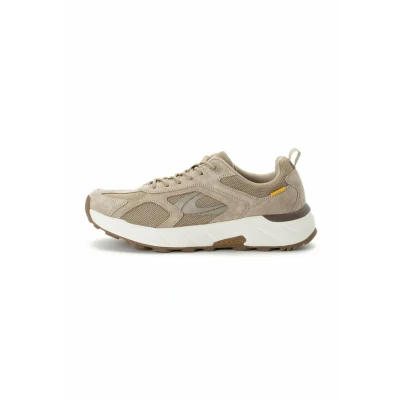 Afbeelding van camel active Sneaker MIT Griffiger Sohle Sneakers laag, Heren, Maat: 40, Taupe Leer