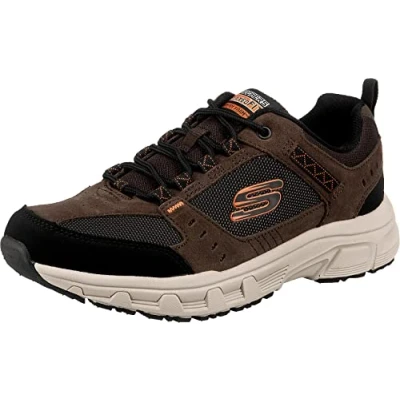 Image de Skechers Vigor 3.0 avec Semelle extérieure en Caoutchouc Goodyear Oxford, Marron Chocolate Black Chbk, 40 EU