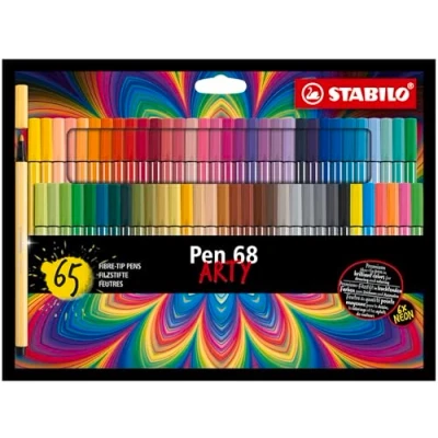 Image de Etui 65 Feutres Stabilo Pen 68 Arty