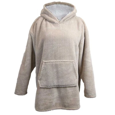 Afbeelding van Unique Living Hoodie Mies Chateau Grey 70x57x87cm