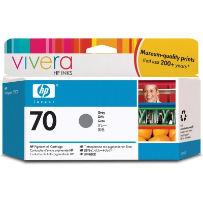 Afbeelding van HP 70 (C9450A) Inktcartridge Grijs
