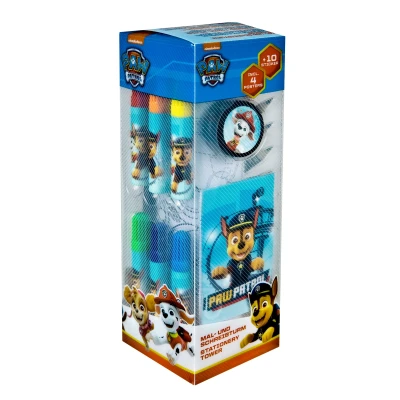 Afbeelding van Paw Patrol Teken en schrijftoren 35 stuks 4043946302674