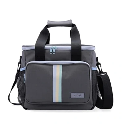 Afbeelding van Quid Koeltas Sugar Lunchtrommel 15 L 28 X 22 26 Cm Grijs